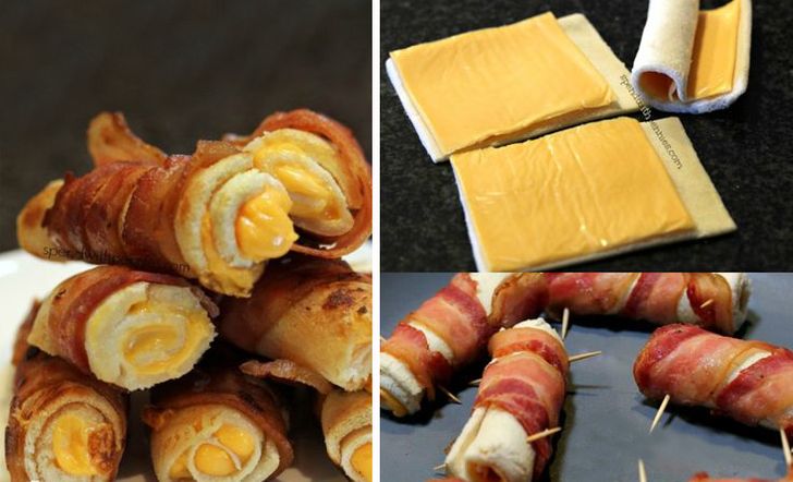 rollos de tocino